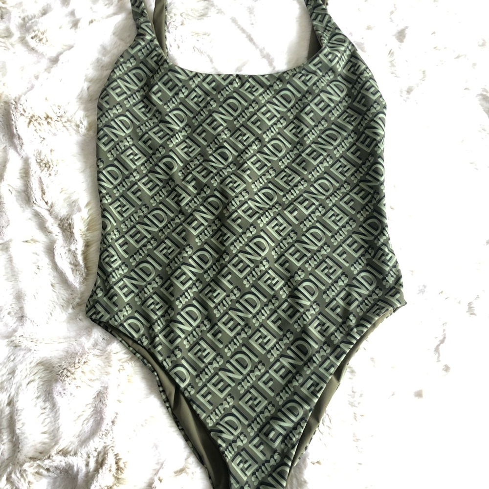 Fendi Skims Reversible One Piece Swimsuit Bodysuit - Picture 5 of 9